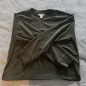 Olive Green Athleta Sweatshirt